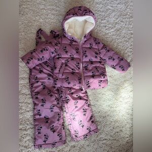 Disney Toddler Snowsuit Snow Overalls and Jacket